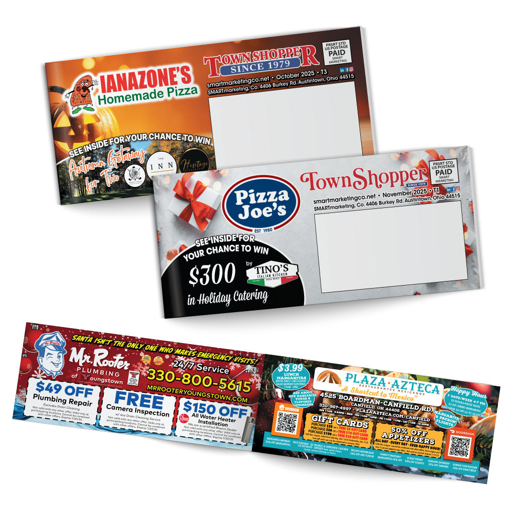 Town Shopper Direct Mail Advertising Booklet Youngstown Ohio