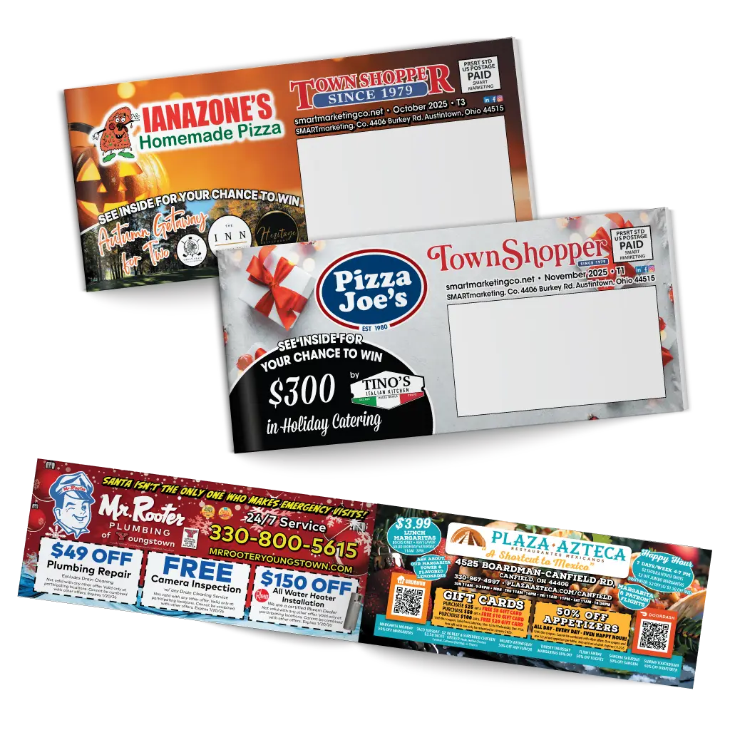 Town Shopper Direct Mail Advertising Booklet Youngstown Ohio