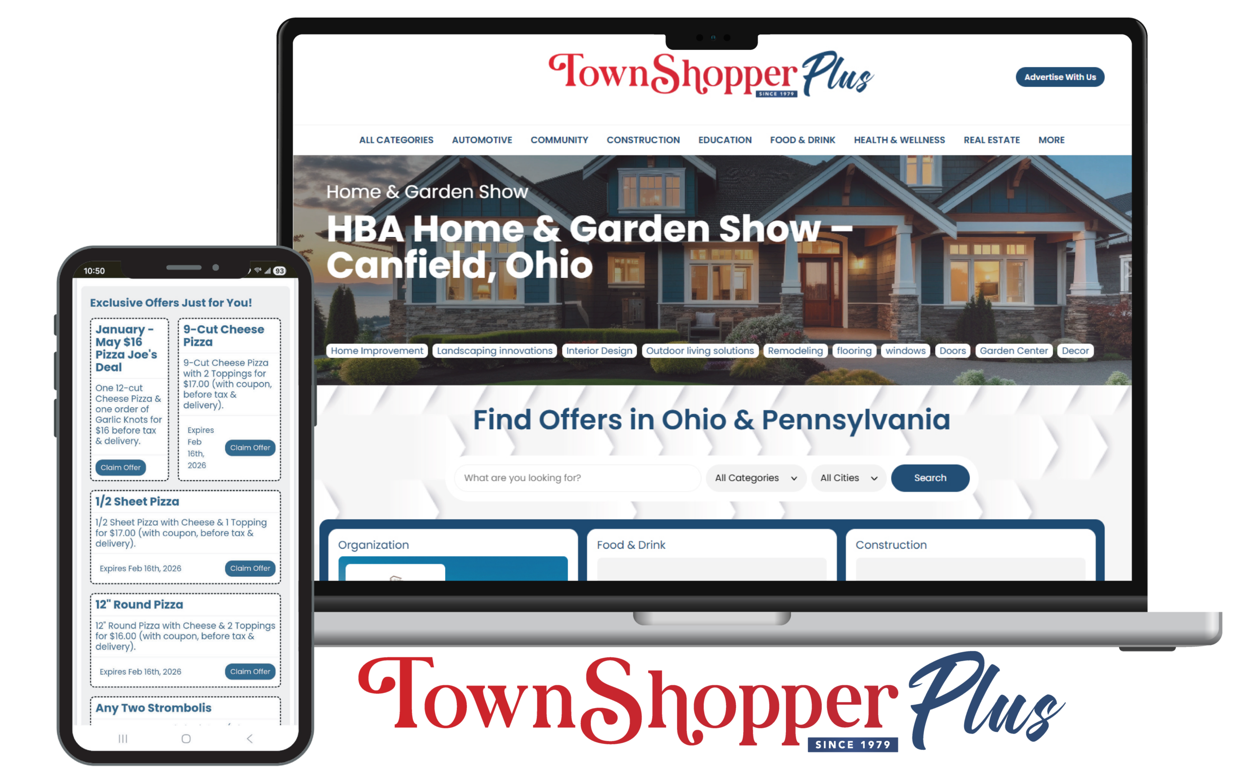 Find local coupons and offers in Youngtown - Warren Ohio with Town Shopper Plus